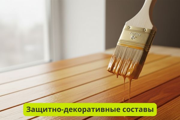 Защитно-декоративный состав фото